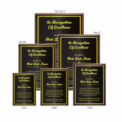 Template for Plaques